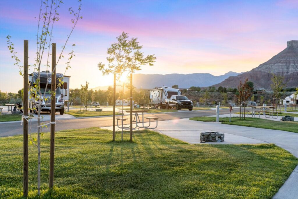 Peaceful RV park with full hookup sites offering a comfortable stay in Central Texas